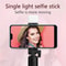 Portable Bluetooth Selfie Stick Tripod With Remote And Fill Light 1