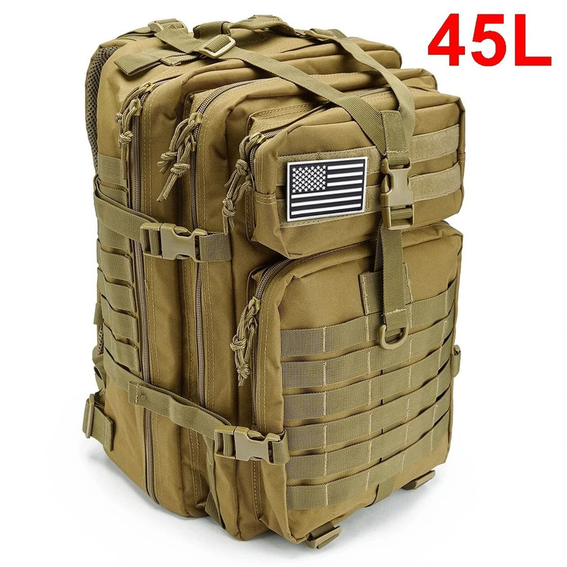 Large Capacity Tactical Outdoor Backpack For Hiking Travel And Survival 9