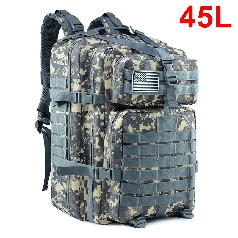 Large Capacity Tactical Outdoor Backpack For Hiking Travel And Survival 10