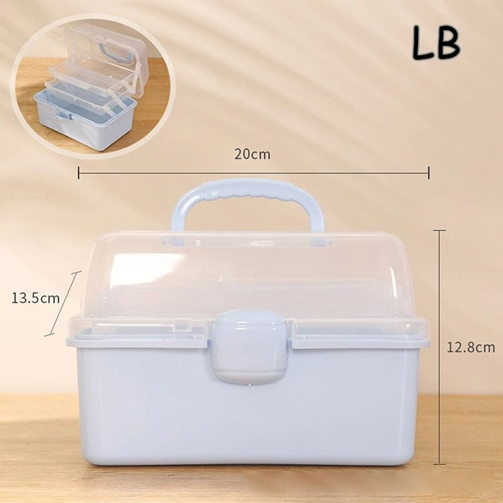 Foldable Three Tier Storage Box For Kids Accessories And Jewelry Organization 10