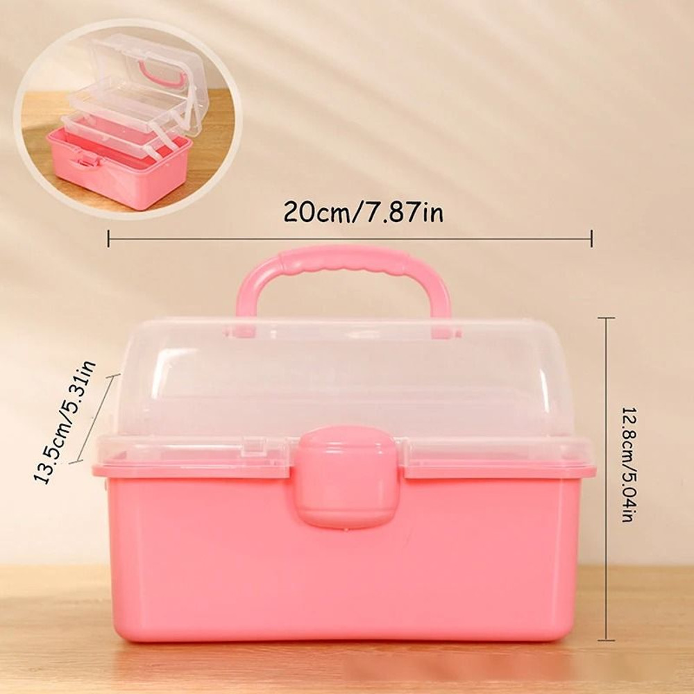 Foldable Three Tier Storage Box For Kids Accessories And Jewelry Organization 5