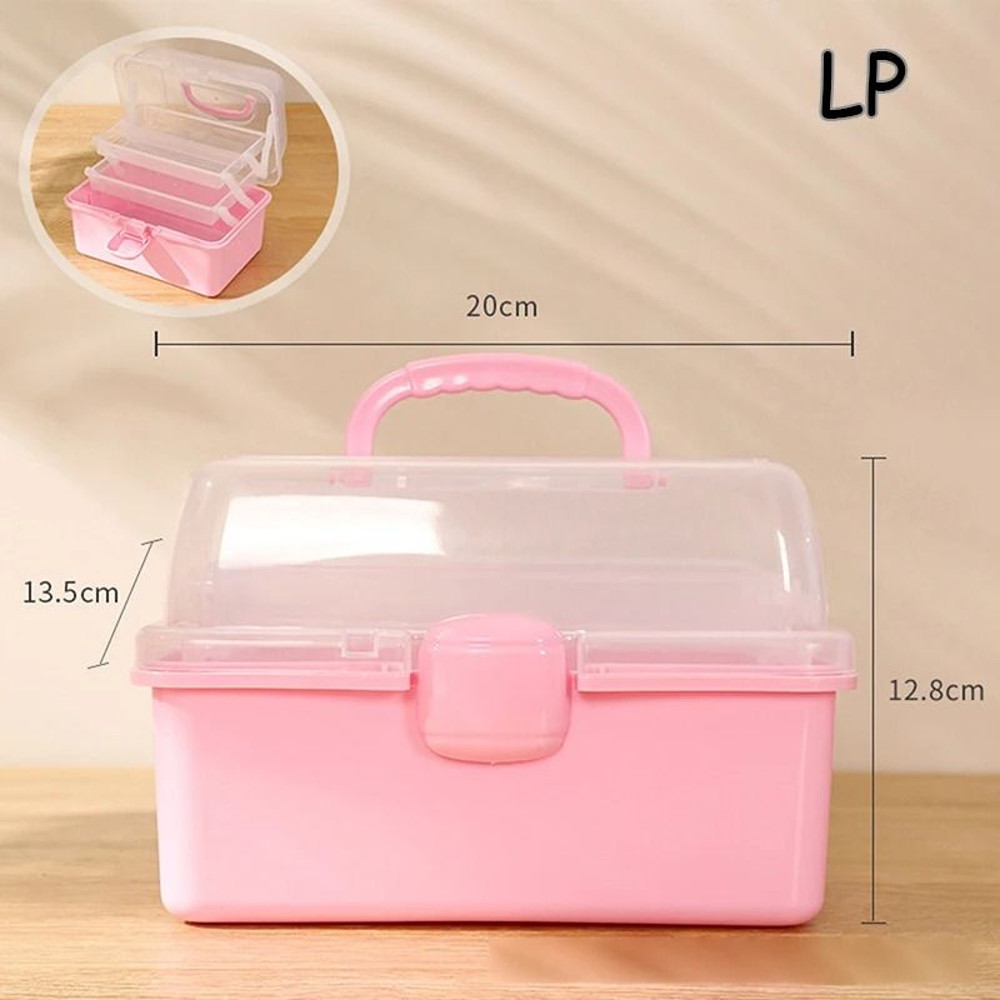 Foldable Three Tier Storage Box For Kids Accessories And Jewelry Organization 8