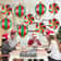 Christmas Round Candy Lollipop Foil Balloon Set 9 Pcs 5