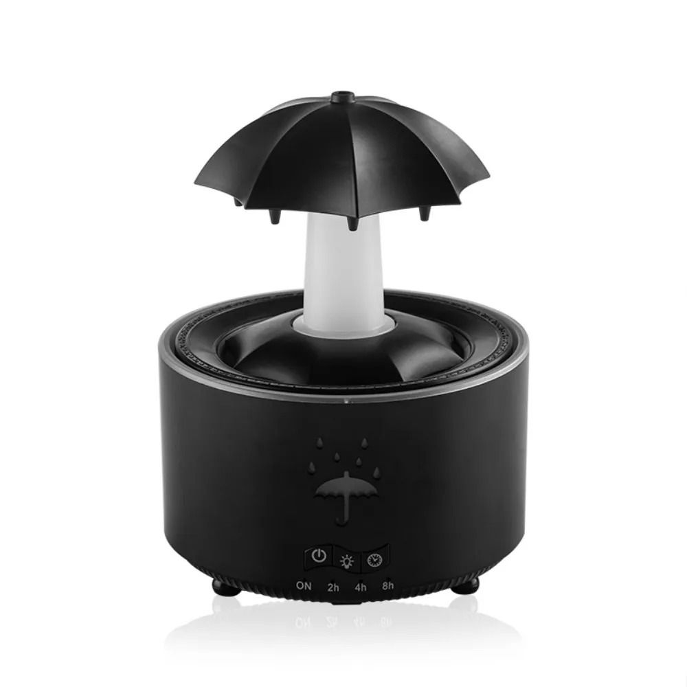 Rotating Umbrella Water Drop Air Humidifier With Colorful Night Lights And Quiet Mist Aroma Diffuse 7