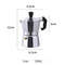 Aluminum Italian Octagonal Moka Coffee Pot Stove Top Espresso Maker 9