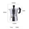 Aluminum Italian Octagonal Moka Coffee Pot Stove Top Espresso Maker 9