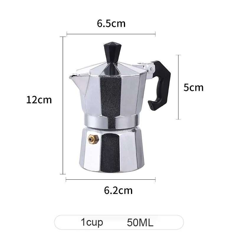 Aluminum Italian Octagonal Moka Coffee Pot Stove Top Espresso Maker 9