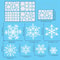 Christmas Snowflake Window Flowers PVC Electrostatic Stickers For Glass Reusable Winter Decoration 4
