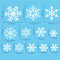 Christmas Snowflake Window Flowers PVC Electrostatic Stickers For Glass Reusable Winter Decoration 5