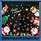 Christmas Snowflake Window Flowers PVC Electrostatic Stickers For Glass Reusable Winter Decoration 6