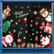 Christmas Snowflake Window Flowers PVC Electrostatic Stickers For Glass Reusable Winter Decoration 6