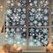 Christmas Snowflake Window Flowers PVC Electrostatic Stickers For Glass Reusable Winter Decoration 16