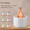 Kinscoter Simulated Flame Aroma Diffuser Bonfire Air Humidifier Ultrasonic Cool Mist Maker With LED 9