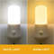 EU US Plug LED Night Light Plugin Socket With Push Button Switch For Bedroom Hallway Baby Room Deco 2