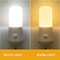 EU US Plug LED Night Light Plugin Socket With Push Button Switch For Bedroom Hallway Baby Room Deco 2