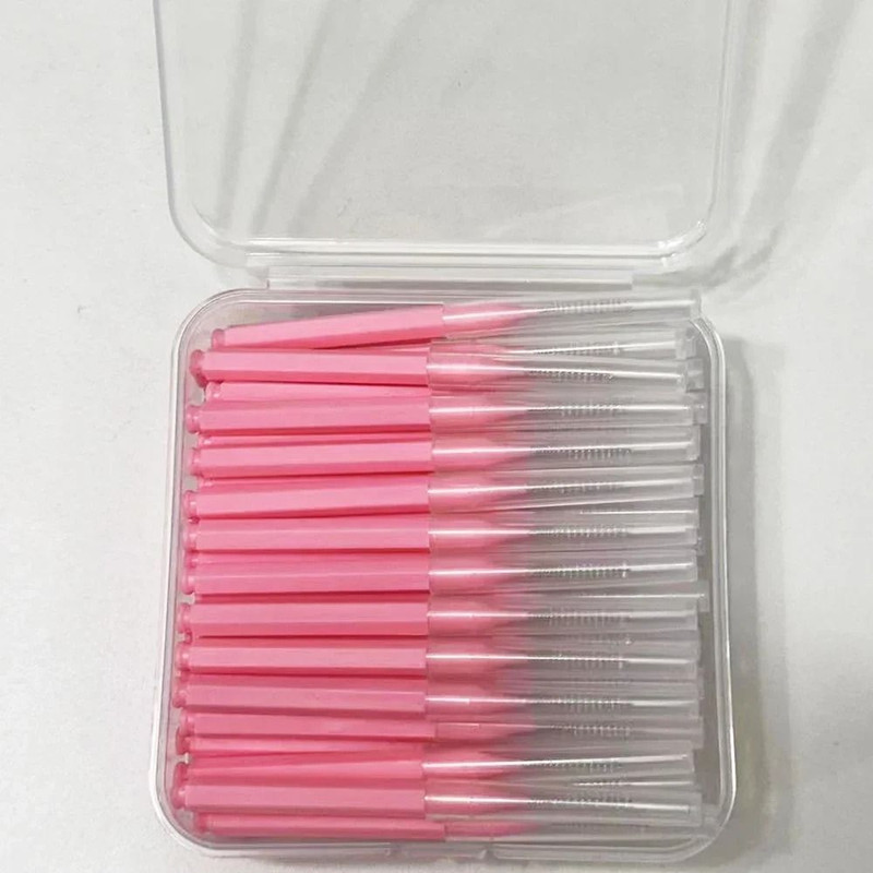 60 Pack Interdental Brushes Tooth Push Pull Oral Hygiene Tool For Food And Plaque Removal 9