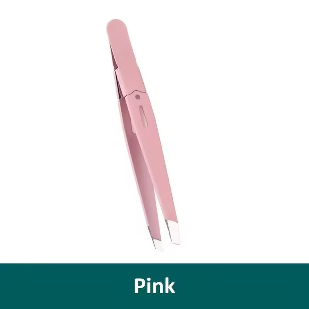 Colorful Stainless Steel Eyebrow Tweezer For Precise Hair Removal 12