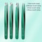 4 Piece Stainless Steel Tweezer Set Unisex Professional Precision For Facial Hair Eyebrows Ingrown 9