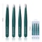 4 Piece Stainless Steel Tweezer Set Unisex Professional Precision For Facial Hair Eyebrows Ingrown 10