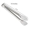 Stainless Steel Food Tongs BBQ Meat Salad Steak Food Serving Clip Long Kitchen Utensils 6
