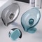Leaf Shape Soap Box Drain Soap Holder With Suction Cup For Bathroom 3