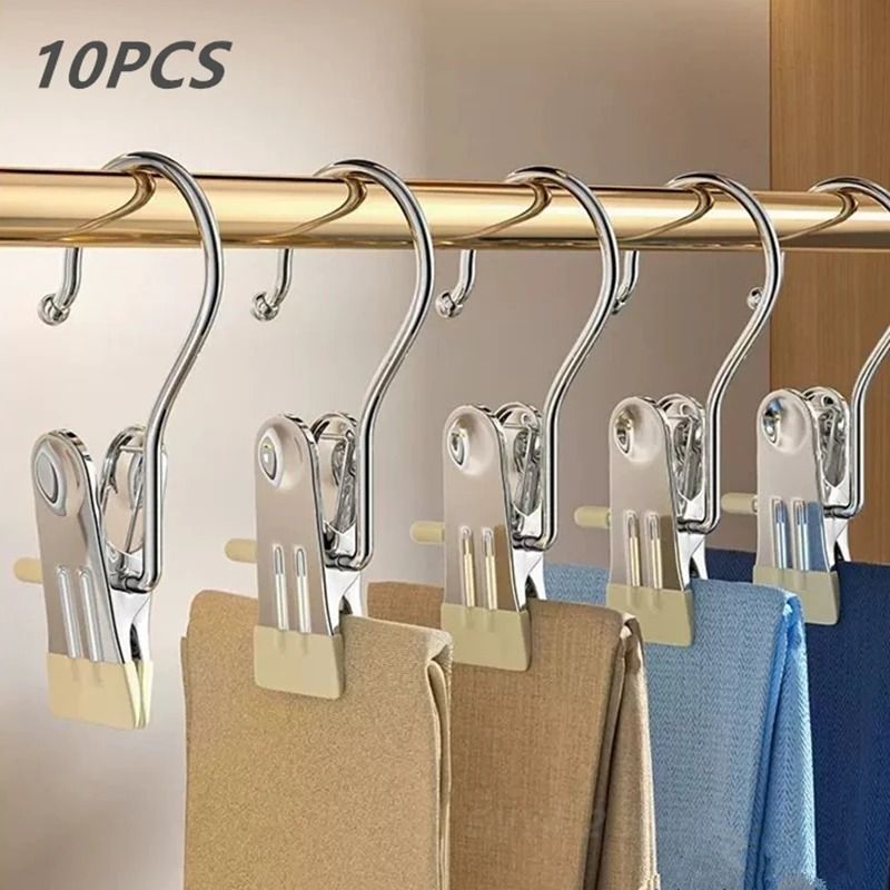 Closet Clothes Organizer Pegs With Hook For Laundry And Clothing Storage 0