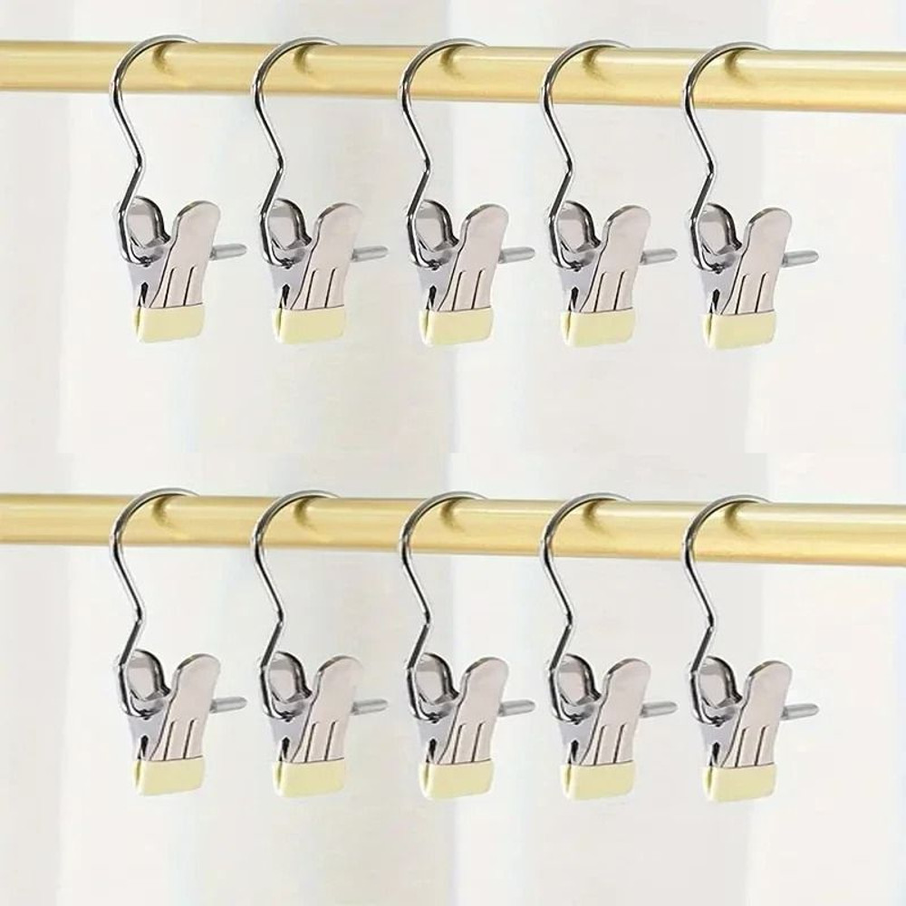Closet Clothes Organizer Pegs With Hook For Laundry And Clothing Storage 10