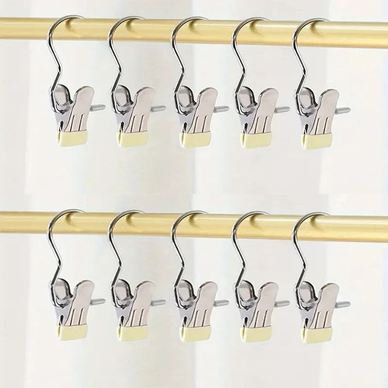 Closet Clothes Organizer Pegs With Hook For Laundry And Clothing Storage 10