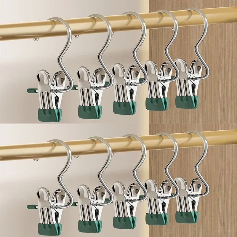 Closet Clothes Organizer Pegs With Hook For Laundry And Clothing Storage 11