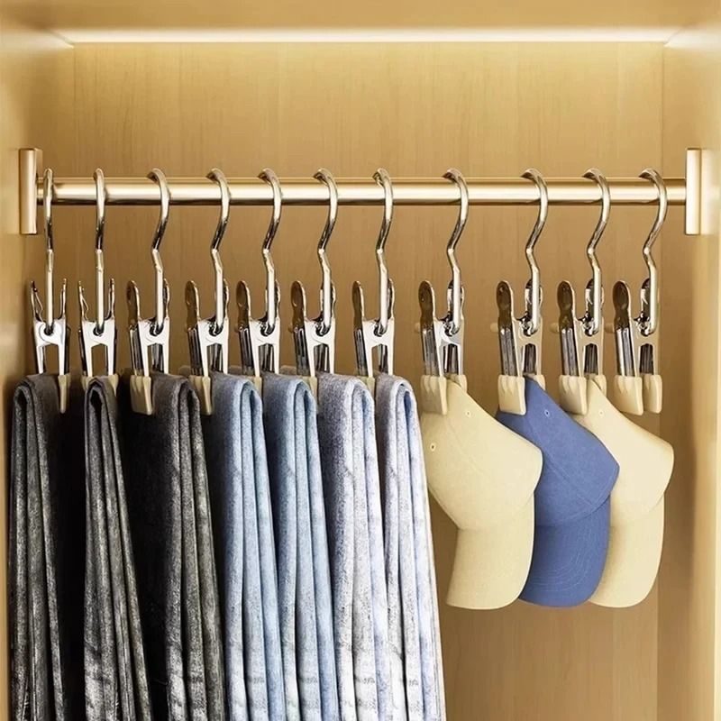 Closet Clothes Organizer Pegs With Hook For Laundry And Clothing Storage 1