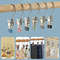 Closet Clothes Organizer Pegs With Hook For Laundry And Clothing Storage 4