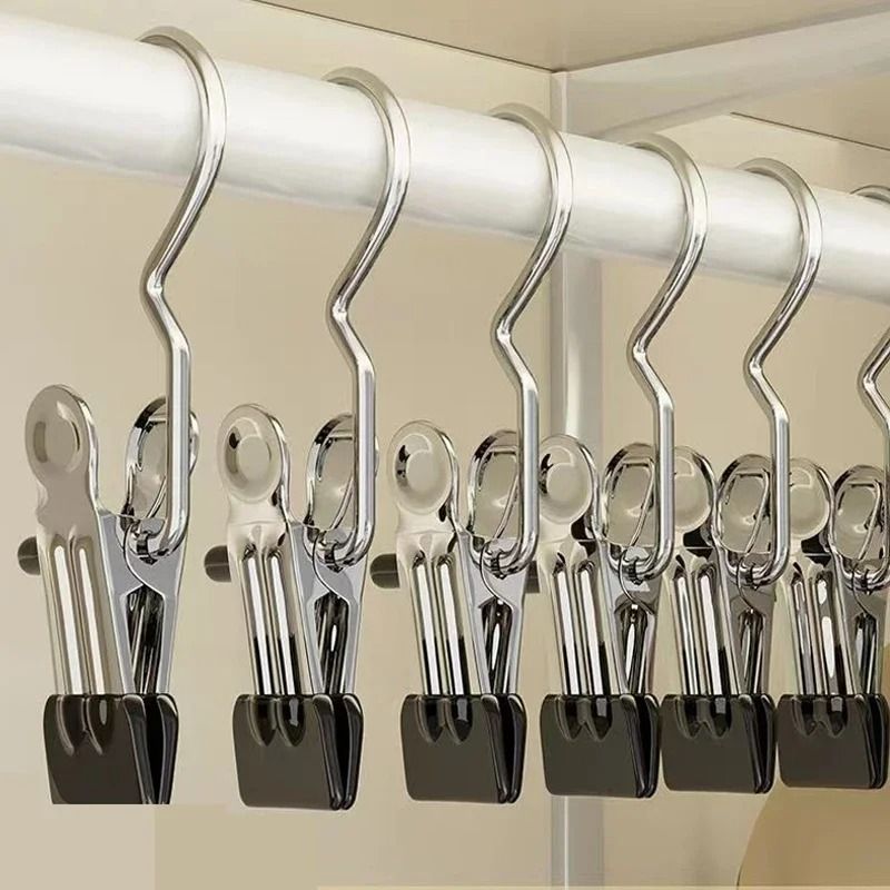 Closet Clothes Organizer Pegs With Hook For Laundry And Clothing Storage 8