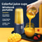 Electric Juicer Cup With 6 Blades Portable USB Rechargeable Personal Smoothie Blender 1
