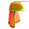 Summer Sun Shade Hard Hat Neck Shield With Reflective Brim For Construction Workers 8