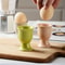 Ceramic Egg Cup Holders In Candy Colors For Stylish Kitchen Serving 3