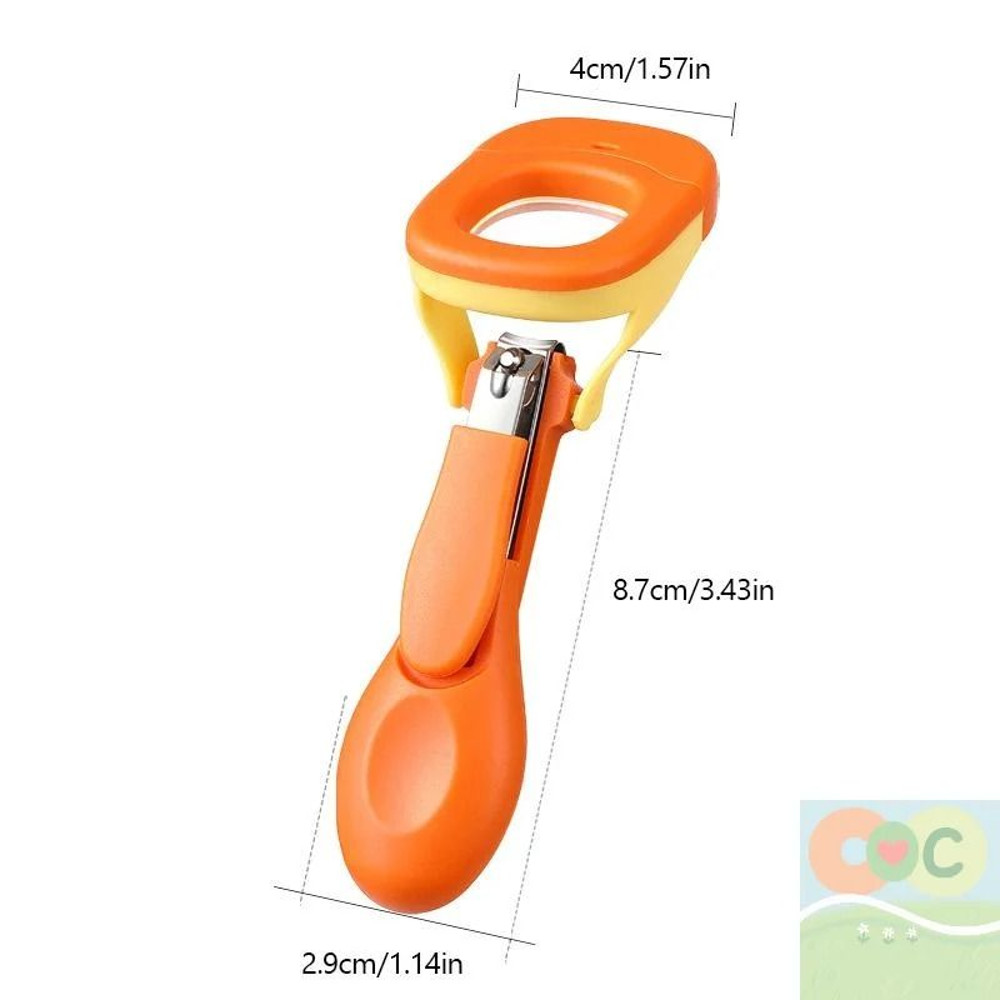 Nail Clippers With LED Light And Magnifying Glass For Baby And Elderly Safety Trimming 5