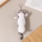 Lovely Long Cat Plush Doll Keychain For Kids And Girls Soft Stuffed Animal Pendant 8