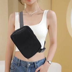 outdoor sports waterproof chest bag for men and women with large capacity and nylon design