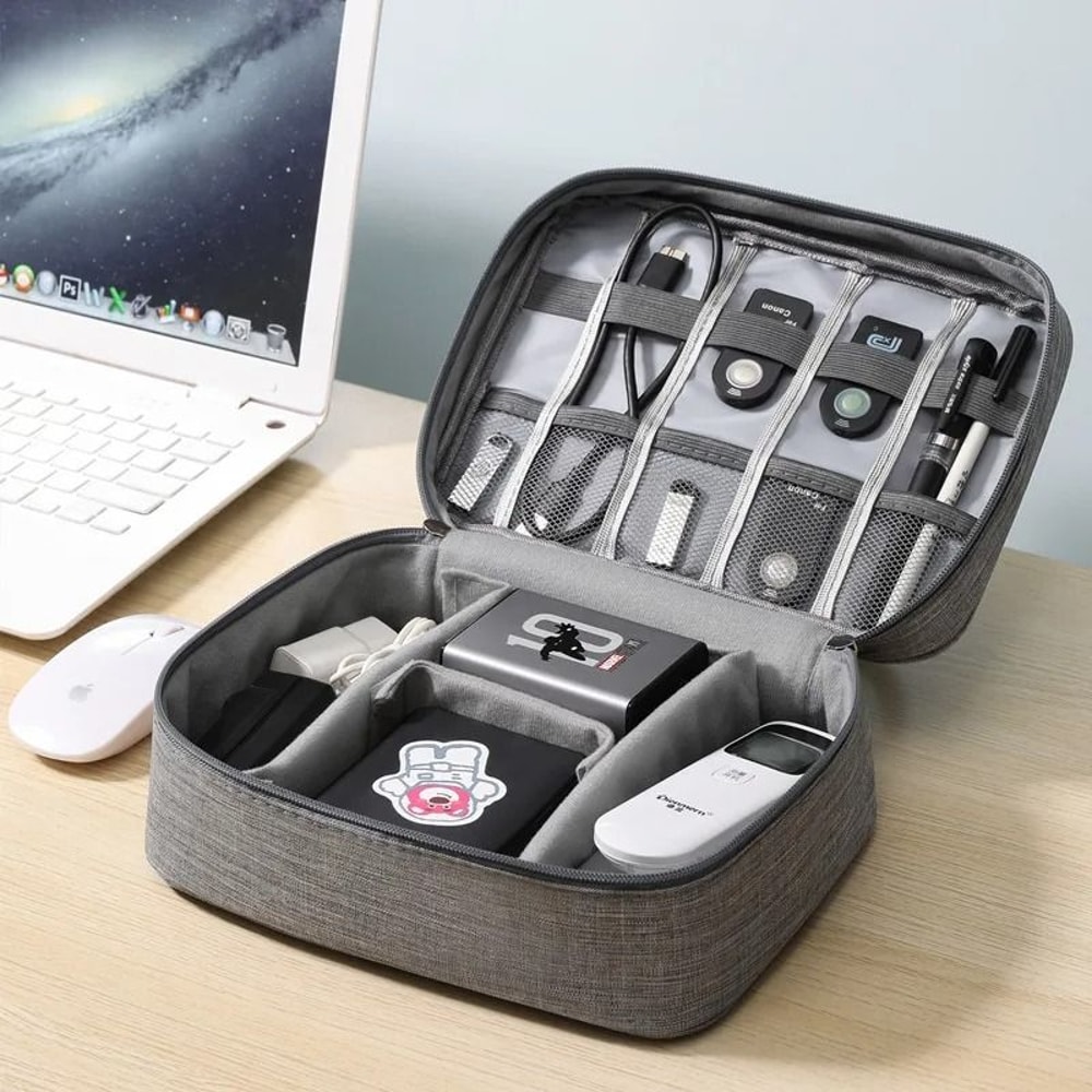 Waterproof Digital Cable Storage Bag Portable Electronic Organizer For Travel And Accessories 0