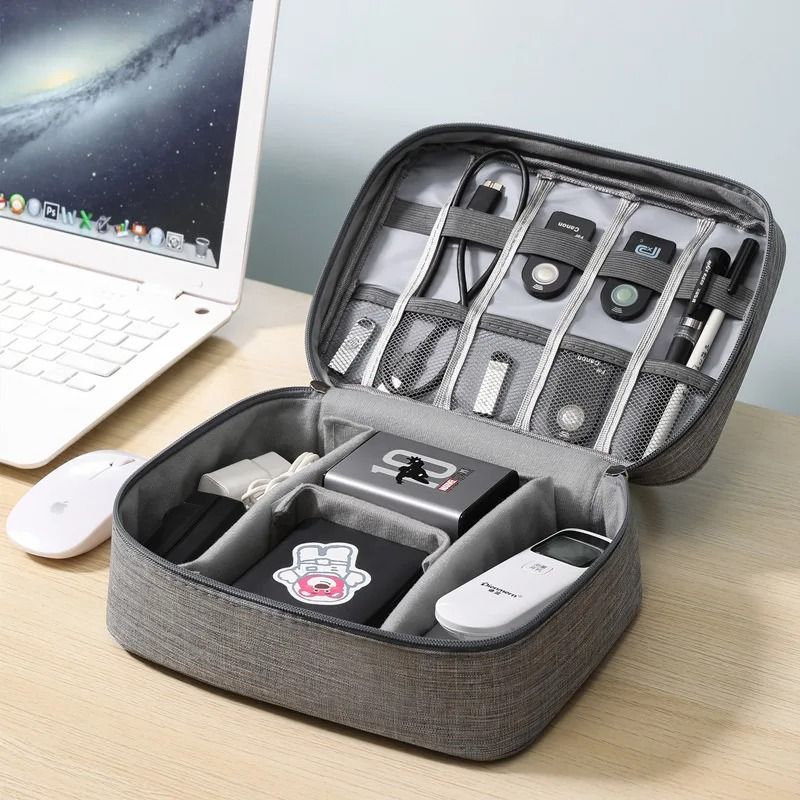 Waterproof Digital Cable Storage Bag Portable Electronic Organizer For Travel And Accessories 0