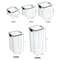 Sealed Kitchen Grain Storage Organizer Plastic Moisture Proof Food Container Set 6