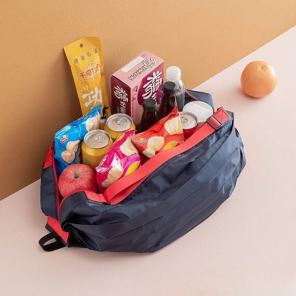 Large Capacity Foldable Shopping Travel Bag Portable Shoulder Storage Tote 0