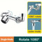 Rotatable Extension Faucet Sprayer Head With Two Spray Modes For Universal Bathroom And Kitchen Tap 6