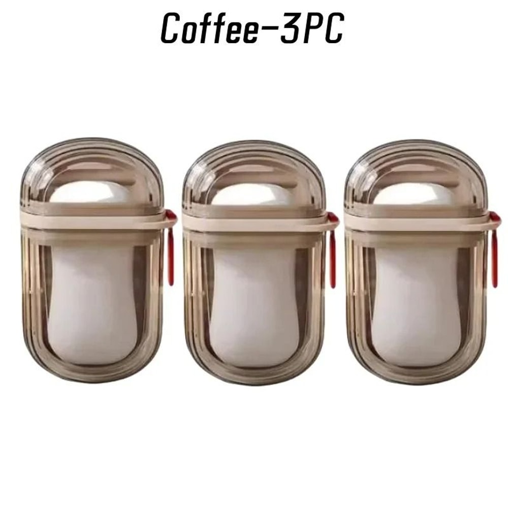 Portable Plastic Soap Case Travel Container With Drain Cover For Travel Use 8