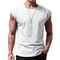 Mens Summer Sleeveless Loose Fit Sports TShirt Vest 12