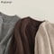 Soft Oversize Knit Pullover Long Sleeve Warm Autumn Sweater 8