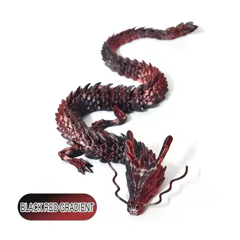 Huge 3D Printed Jointed Dragon Figurine Decoration 90cm 10