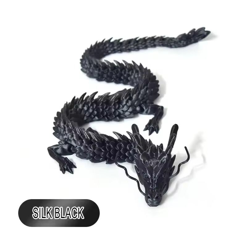 Huge 3D Printed Jointed Dragon Figurine Decoration 90cm 12