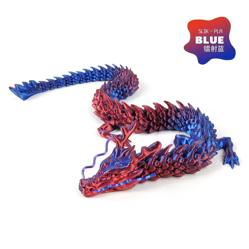 Huge 3D Printed Jointed Dragon Figurine Decoration 90cm 14