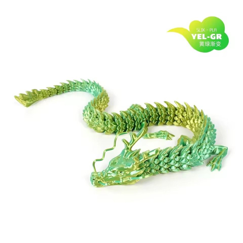 Huge 3D Printed Jointed Dragon Figurine Decoration 90cm 15
